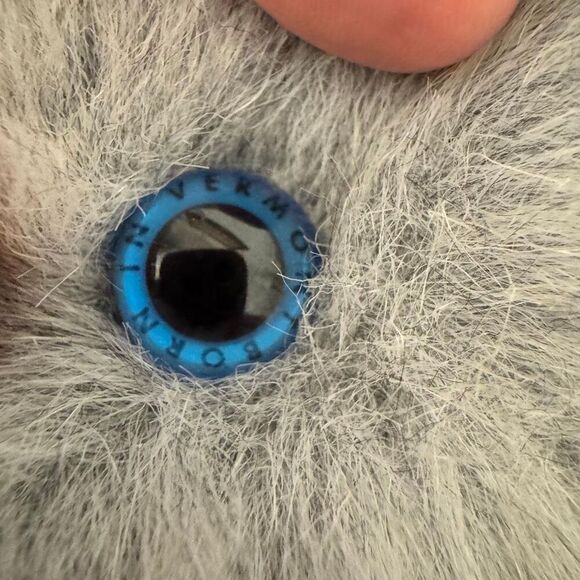 Vermont Teddy Bear Company Jointed Gray 16" with Blue Signature Eyes Gray Suit - Picture 10 of 16